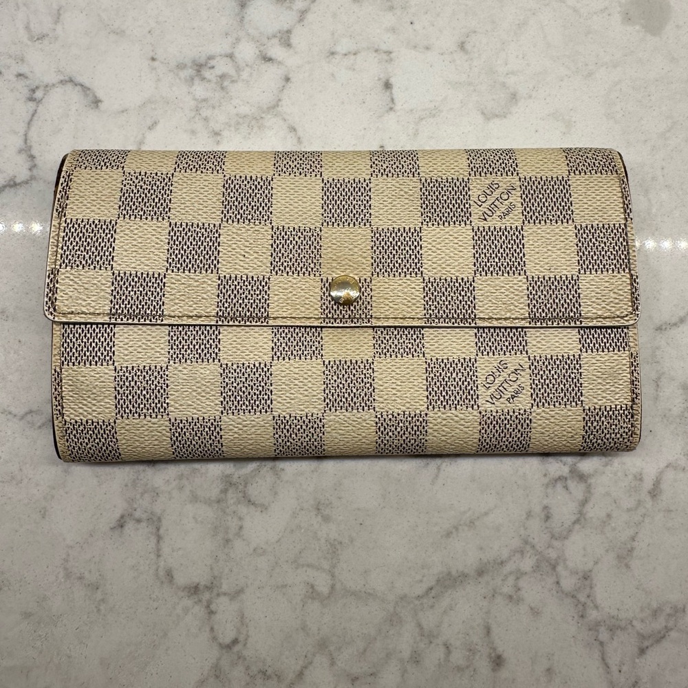 Genuine LV Azur Portefeuille Sarah